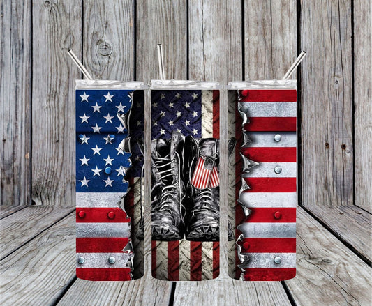 Flag And Boots